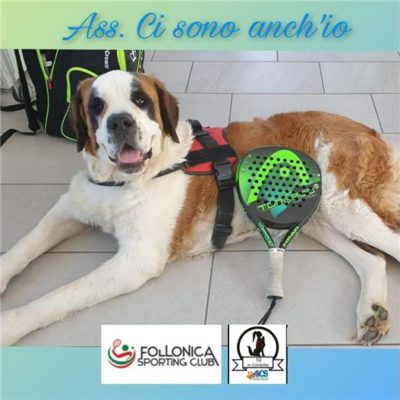 INTERVENTO CON IL CANE-PINK PADEL