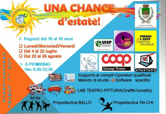 🌞Ci siamo! Il 4 luglio parte “UNA CHANCE D’ESTATE!”